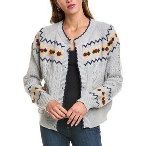 Colette Rose Womens  Cardigan, Brown